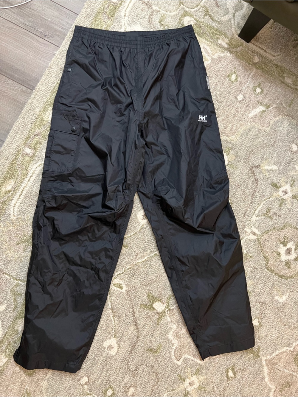 Helly Hansen Black Waterproof Rain Shell Pants